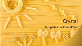  Presentation with italian food - Amazing slides having pictures food - abstract solar picture of italian backdrop and a yellow colored foreground