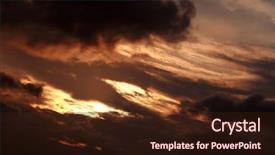  Presentation with clouds - Colorful slides enhanced with pictures-of-the-sky backdrop and a wine colored foreground