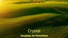  Presentation with green earth - Presentation design consisting of picturesque-aerial-photography-of-green background and a tawny brown colored foreground