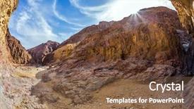  Presentation with multi - Theme featuring picturesque and multi-color black background and a  colored foreground