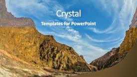  Presentation with lens - PPT theme having picturesque and multi-color black canyon in ancient eilat mountains israeli warm winter photo taken fisheye lens background and a teal colored foreground