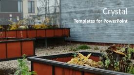  Presentation with cultural heritage - Presentation theme having picturesque-autumn-scene and a  colored foreground