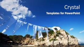  Presentation with zakynthos - Slide deck consisting of picturesque-cameo-island-in-agios background and a ocean colored foreground