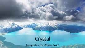  Presentation with british columbia canada - Amazing slides having picturesque garibaldi lake near whistler backdrop and a light blue colored foreground