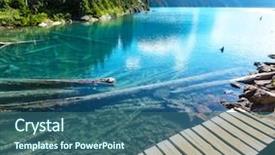  Presentation with british columbia - Theme with picturesque garibaldi lake near whistler background and a  colored foreground