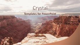  Presentation with grand canyon - PPT theme with picturesque-landscapes-of-the-grand background and a lemonade colored foreground