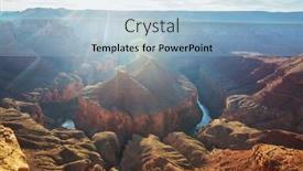  Presentation with beautiful landscapes - Slides with picturesque-landscapes-of-the-grand background and a light blue colored foreground