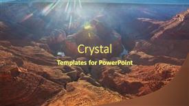  Presentation with grand canyon - Theme having picturesque-landscapes-of-the-grand background and a tawny brown colored foreground