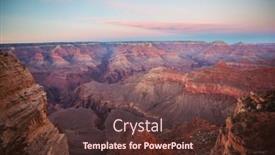  Presentation with grand canyon - Presentation design featuring picturesque-landscapes-of-the-grand background and a tawny brown colored foreground