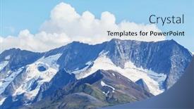  Presentation with canadian - Slide deck with picturesque-mountain-view background and a light blue colored foreground