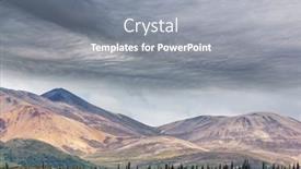  Presentation with rocky mountains - PPT layouts having picturesque-mountains-of-alaska background and a gray colored foreground