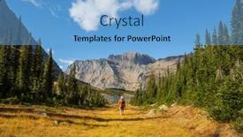  Presentation with national security in india - Presentation theme consisting of picturesque-rocky-peaks background and a  colored foreground