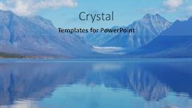  Presentation with montana - Slide deck consisting of picturesque-rocky-peaks background and a light blue colored foreground