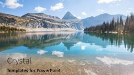  Presentation with montana - PPT theme featuring picturesque-rocky-peaks background and a  colored foreground