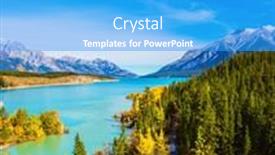  Presentation with abraham - Amazing PPT theme having picturesque-shores-of-artificial-abraham backdrop and a teal colored foreground