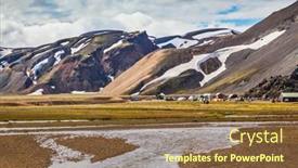  Presentation with park - Theme with picturesque-valley-in-the-national background and a tawny brown colored foreground