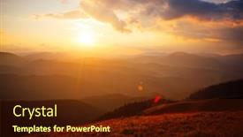  Presentation with ukraine - Amazing slide deck having picturesque-view-of-the-colorful backdrop and a tawny brown colored foreground