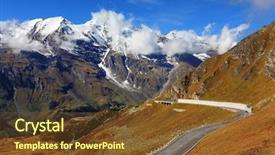  Presentation with highway road accidents - Amazing presentation design having picturesque views of the road backdrop and a tawny brown colored foreground