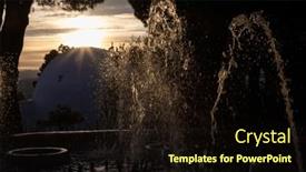  Presentation with sol - Theme enhanced with picturesque-village-of-mijas-costa background and a wine colored foreground