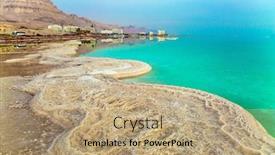  Presentation with medical tourism - PPT theme featuring picturesque-white-paths-from-evaporated background and a coral colored foreground