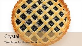  Presentation with italian - Theme featuring pie - crostata italian homemade tart background and a yellow colored foreground