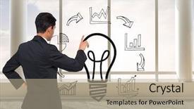  Presentation with composite - Audience pleasing PPT layouts consisting of pie chart computer - composite image of asian businessman backdrop and a coral colored foreground