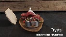  Presentation with name plate - Cool new presentation theme with piece fillet on middle size backdrop and a wine colored foreground