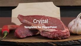  Presentation with name plate - Theme with piece fillet on middle size background and a red colored foreground