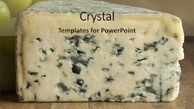  Presentation with cheese - Amazing theme having french bleu d'auvergne cheese backdrop and a  colored foreground