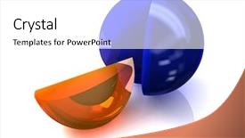  Presentation with demographic millennials business concept - Slides with piece graph pie - business concept background and a white colored foreground