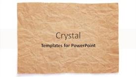  Presentation with aged paper - Beautiful slide deck featuring piece-of-aged-paper-texture backdrop and a coral colored foreground