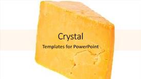  Presentation with white cheese - Slide set having piece of cheddar cheese isolated background and a yellow colored foreground