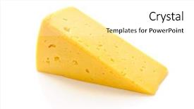  Presentation with food white - Cool new presentation theme with piece of cheese isolated food backdrop and a white colored foreground