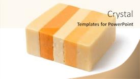  Presentation with cheddar - PPT layouts with piece-of-english-classic-five background and a blonde colored foreground