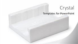  Presentation with foam - PPT theme consisting of piece-of-expanded-polystyrene-foam background and a white colored foreground