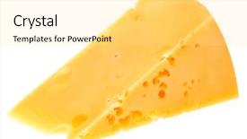  Presentation with cheese plate parmesan cheddar gouda - Beautiful slides featuring piece of french parmesan cheese backdrop and a  colored foreground