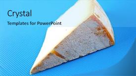  Presentation with light blue dna - Cool new slides with piece of light swiss cheese backdrop and a light blue colored foreground