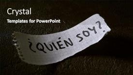  Presentation with black paper - PPT theme having piece-of-paper background and a black colored foreground