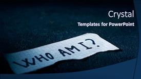  Presentation with black paper - Audience pleasing slide set consisting of piece-of-paper backdrop and a navy blue colored foreground