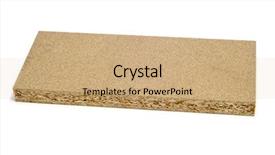  Presentation with particle board - Audience pleasing presentation theme consisting of piece of particle board backdrop and a coral colored foreground