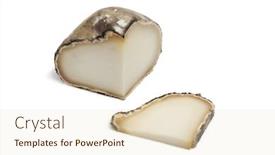  Presentation with white cheese - Colorful PPT theme enhanced with piece-of-spanish-manchego-cheese backdrop and a lemonade colored foreground