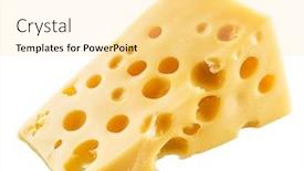  Presentation with paths - Amazing slides having piece-of-swiss-cheese-file backdrop and a blonde colored foreground