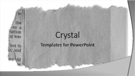  Presentation with torn paper - Amazing slides having piece of torn paper isolated backdrop and a light gray colored foreground