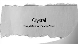  Presentation with torn paper - Slide deck consisting of piece of torn paper background and a light gray colored foreground