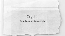  Presentation with torn paper - Slide set having piece-of-torn-paper background and a light gray colored foreground