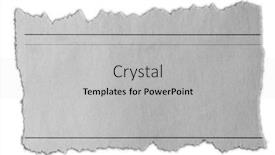  Presentation with torn paper - Colorful PPT theme enhanced with piece-of-torn-paper backdrop and a light gray colored foreground