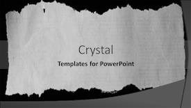  Presentation with black paper - Presentation design with newspaper background - piece of torn paper background and a light gray colored foreground