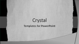  Presentation with black paper - Cool new slides with piece of torn paper backdrop and a light gray colored foreground