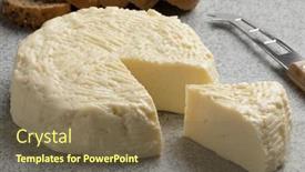  Presentation with white milk - PPT theme consisting of piece-of-traditional-croation-homemade background and a violet colored foreground