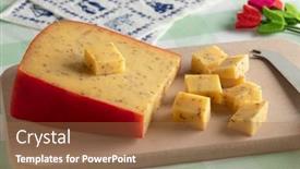  Presentation with cumin cumin cumin - Slides featuring piece-of-traditional-low-fat background and a coral colored foreground